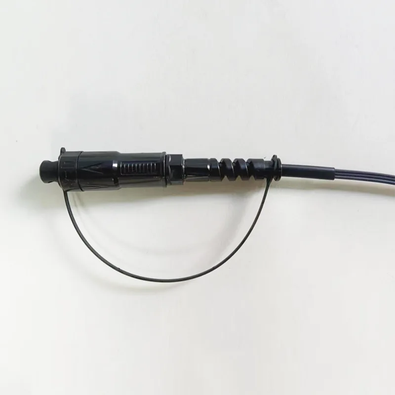Kabel drop tahan air 5x2mm h Optic SC/APC Konektor Optical Fiber Pigtail