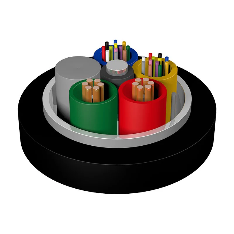 Hybrid Optical dan Electrical Stranded Loose Tube Cable GDTA