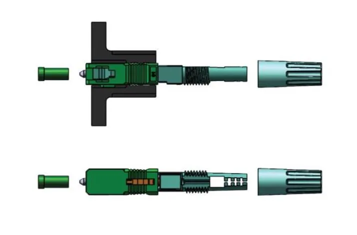 Field Assembly Connector-Fiber Pre-embeded Tech