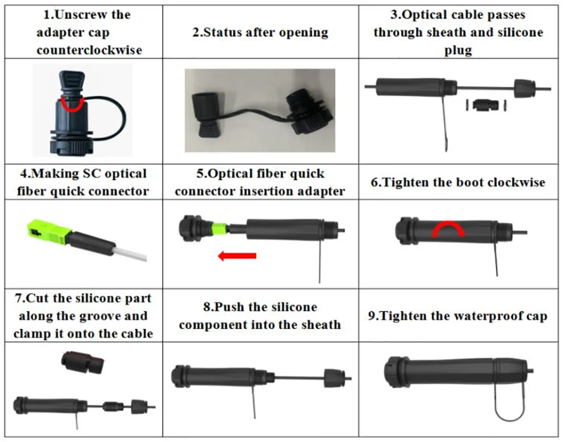 Pre-connectorized Fiber Optic Cable Distribution Box GFS-004-007C